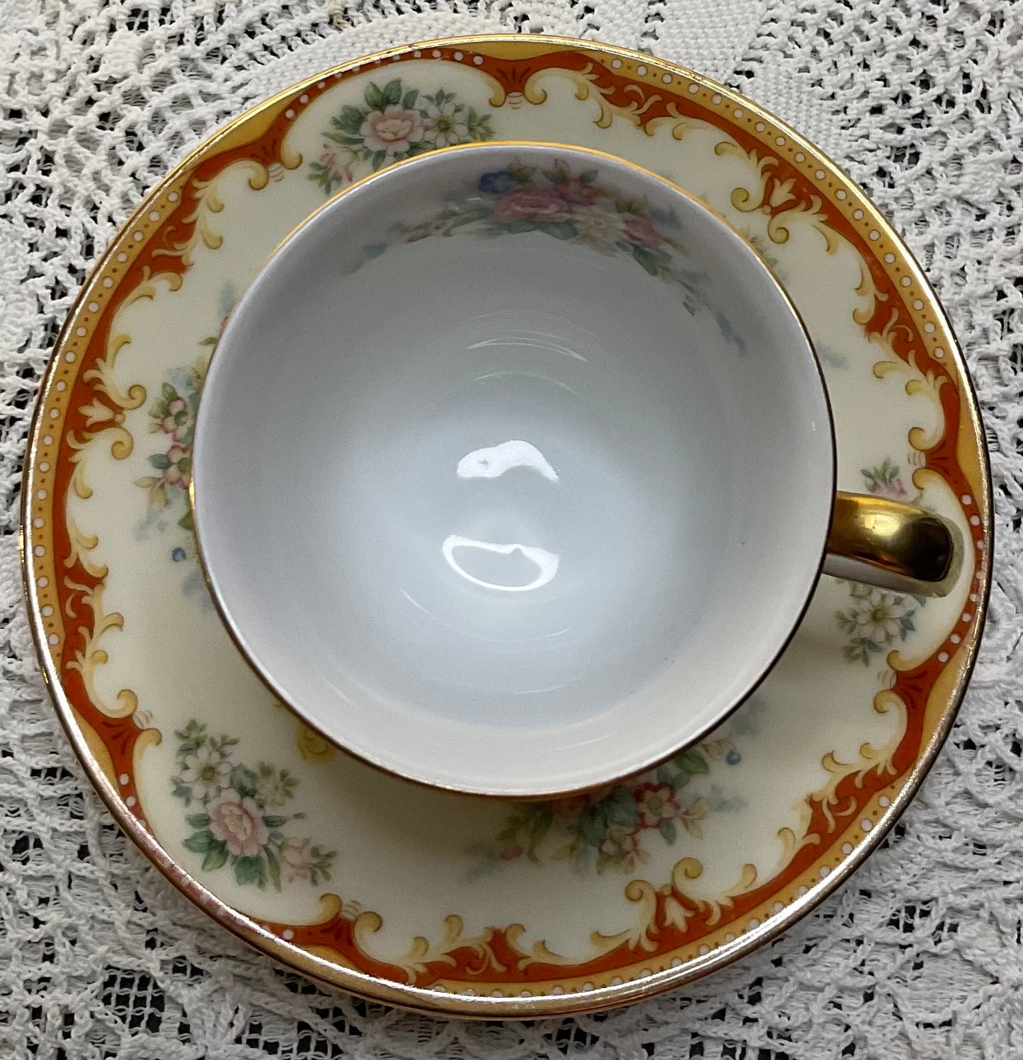 Noritake "Fiesta" Demitasse Cup & Saucer