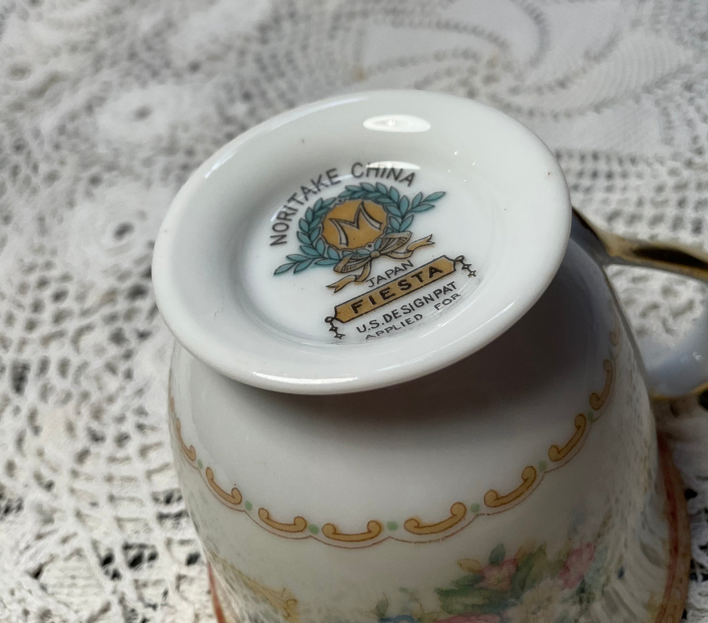 Noritake "Fiesta" Demitasse Cup & Saucer