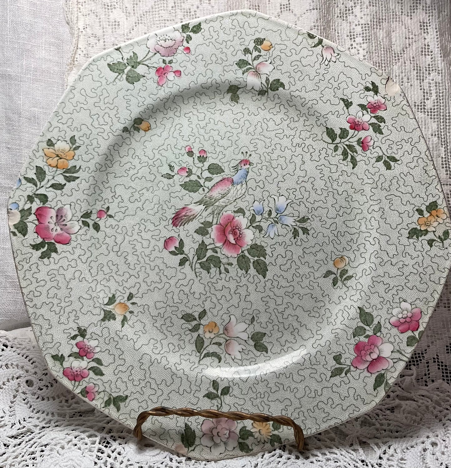 English Chintz Plate