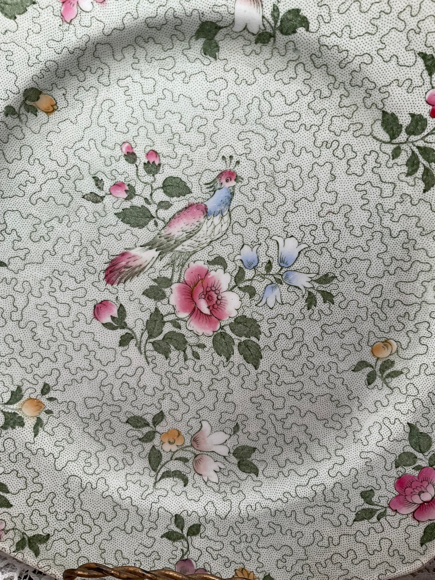 English Chintz Plate