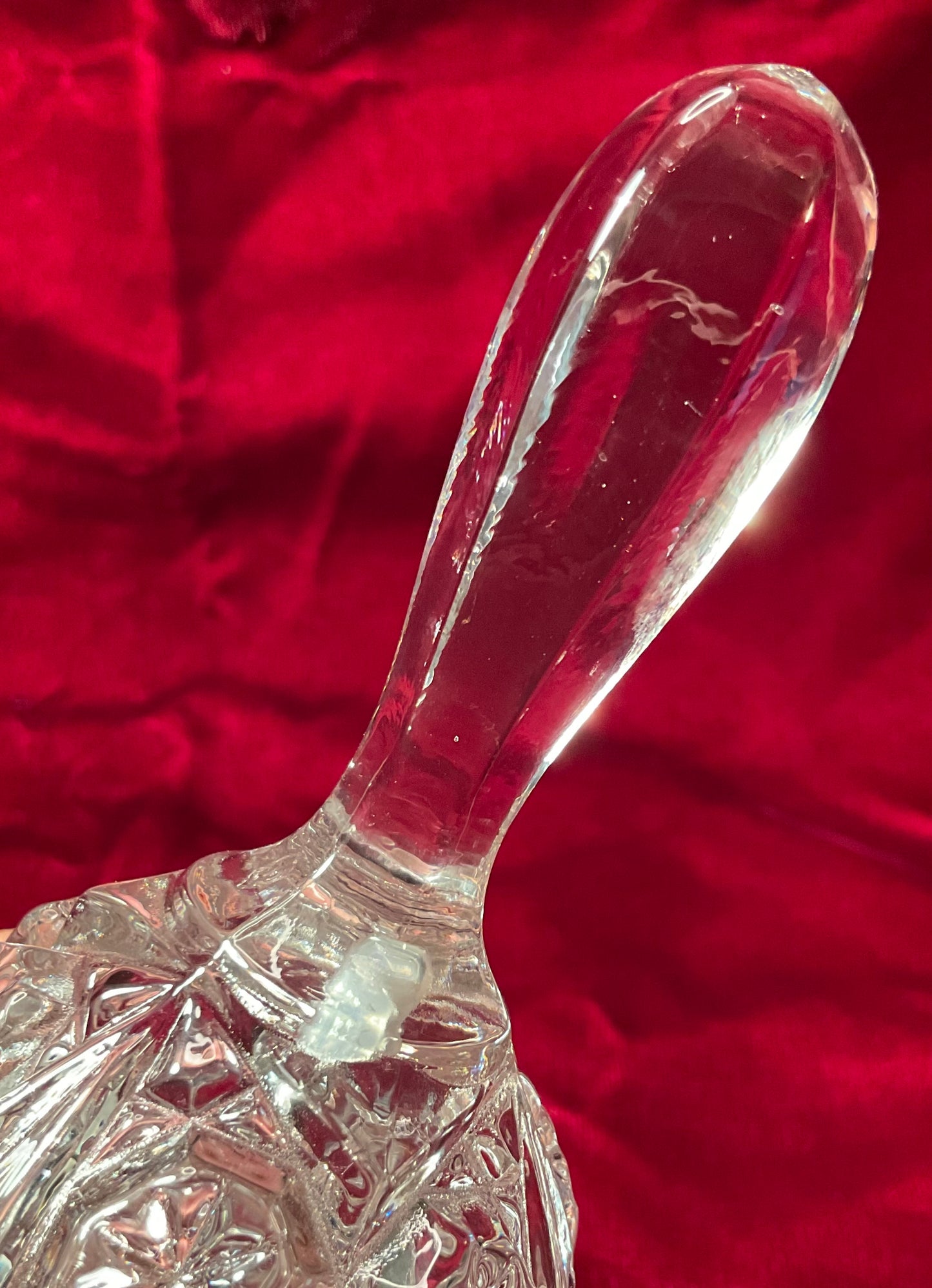 Clear Glass Bell by Imperial Glass