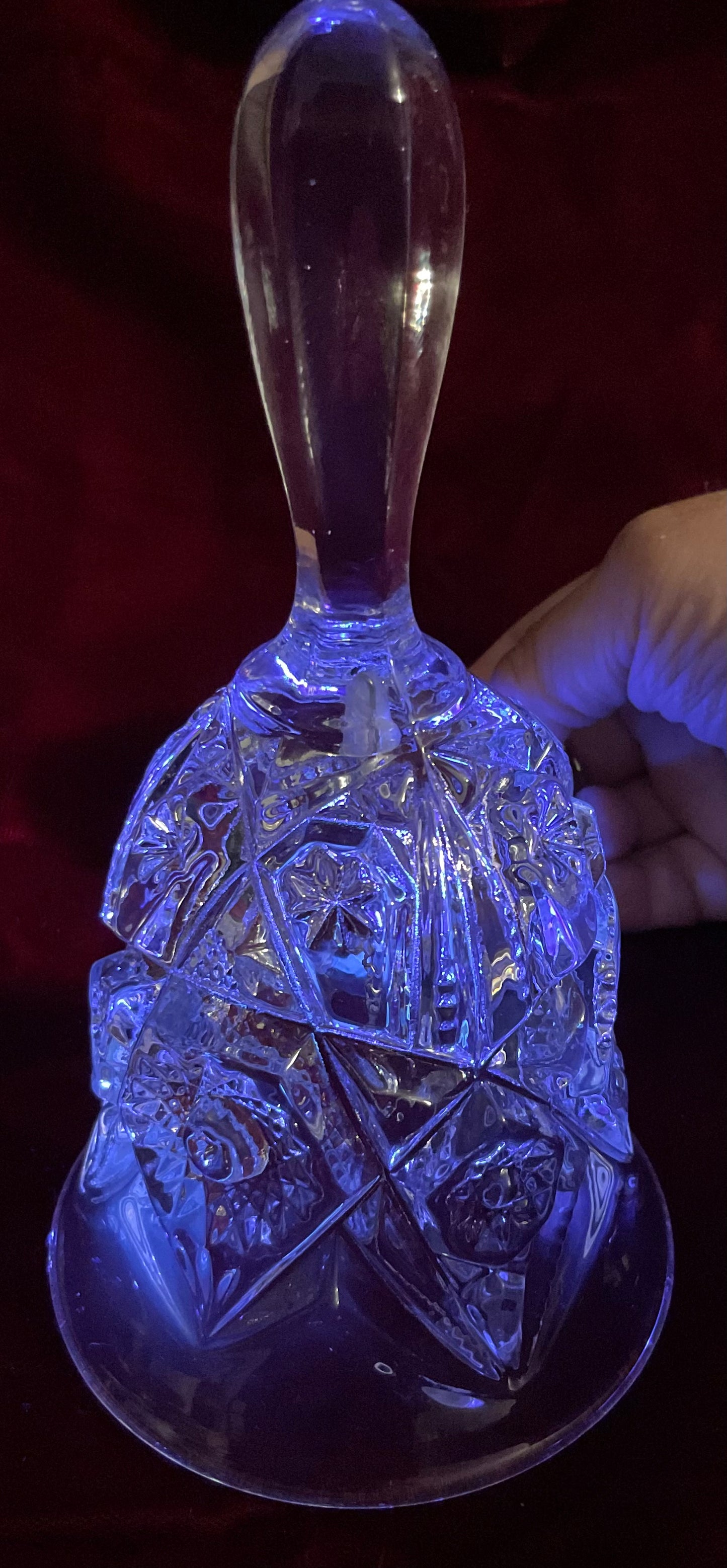 Clear Glass Bell by Imperial Glass