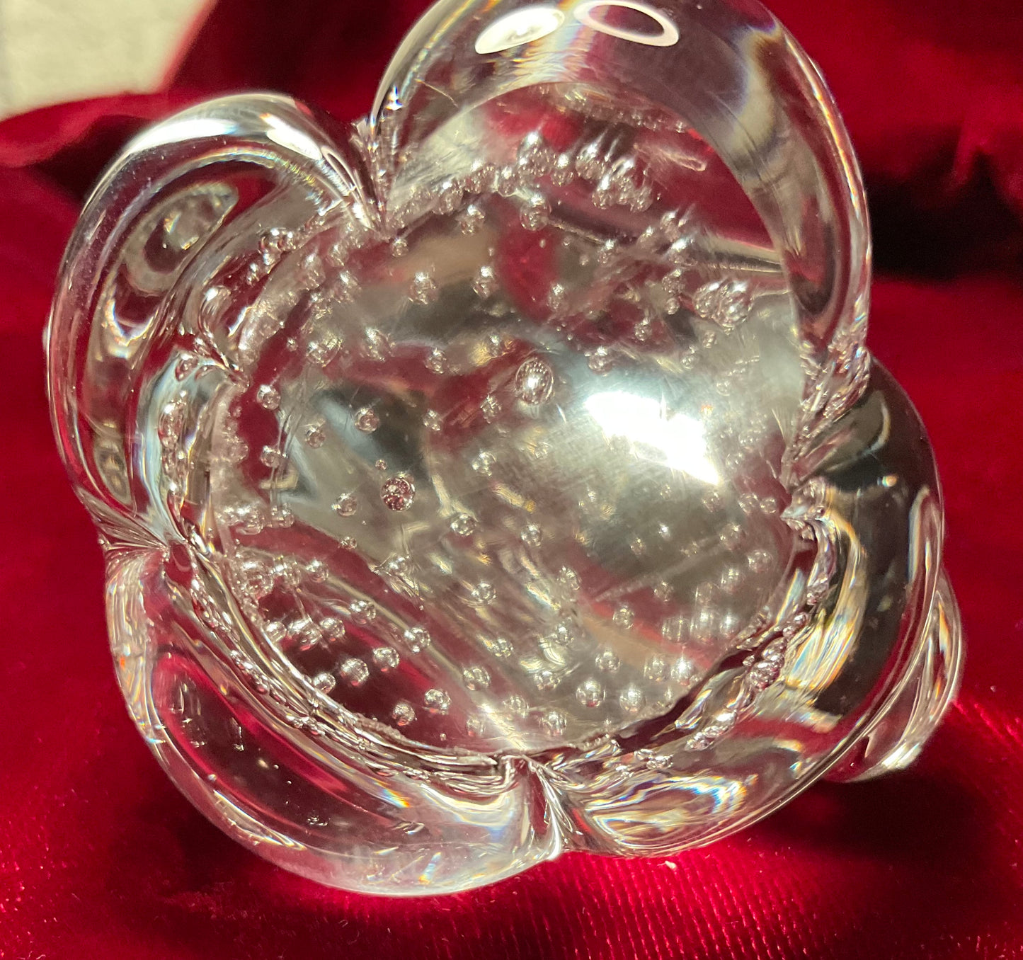 Glass Art Mouse Paperweight