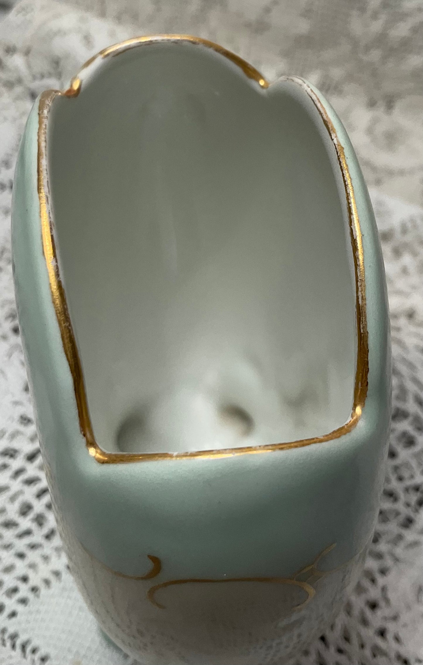 Oval Hand Painted Porcelain Vase