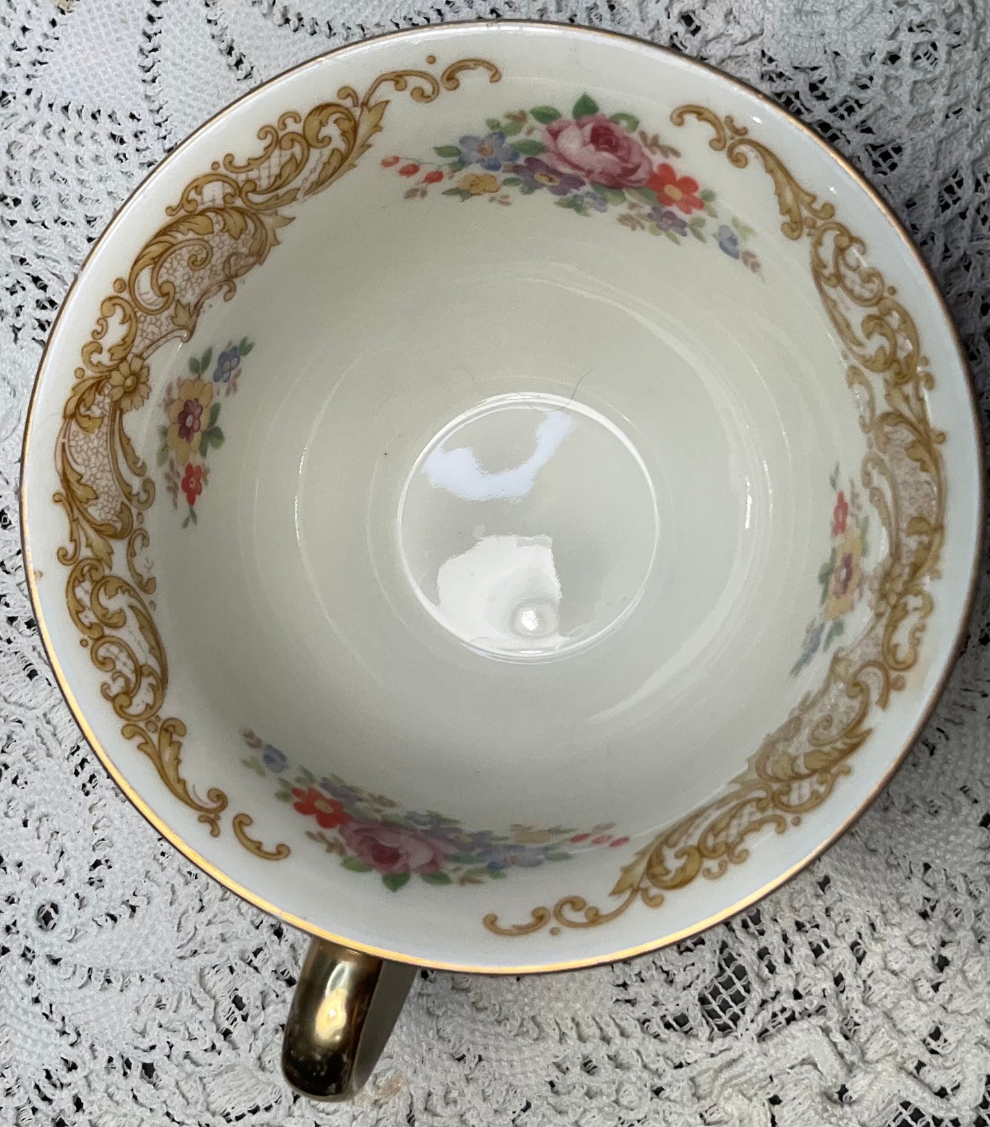 "Priscilla" by Baronet Footed Cup & Saucer