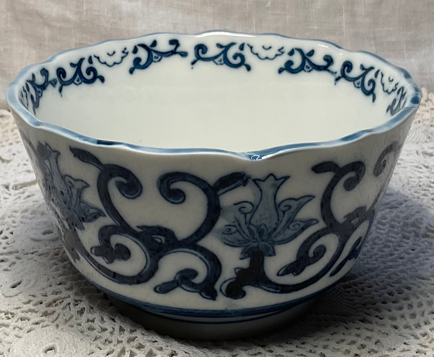 Asian Bowl Blue & White - Andrea by Sadek