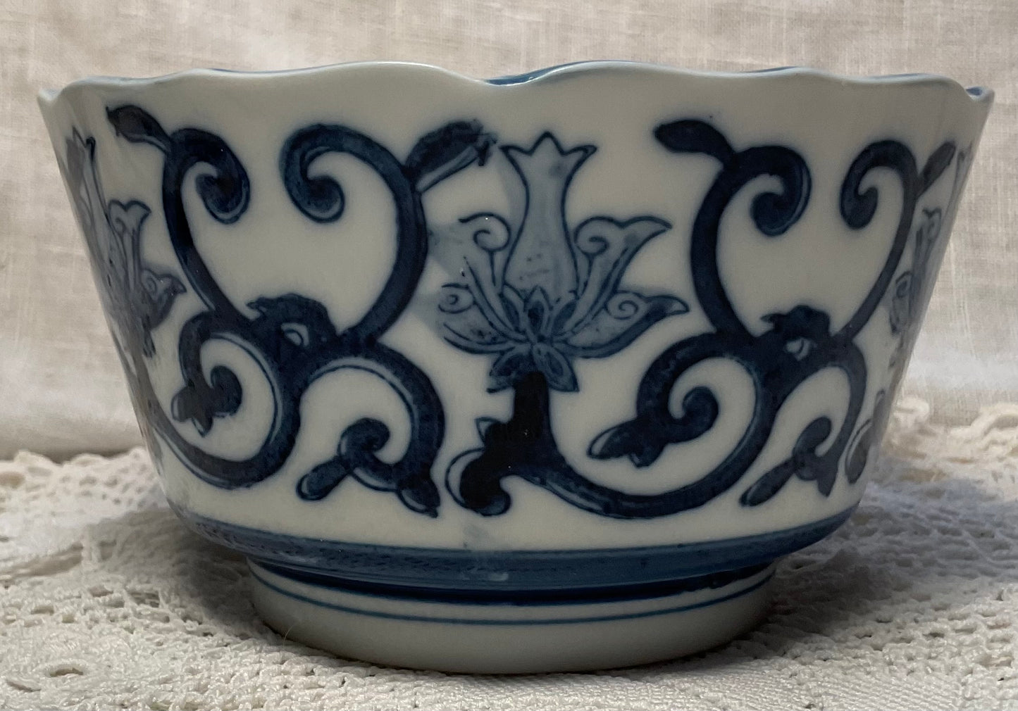 Asian Bowl Blue & White - Andrea by Sadek