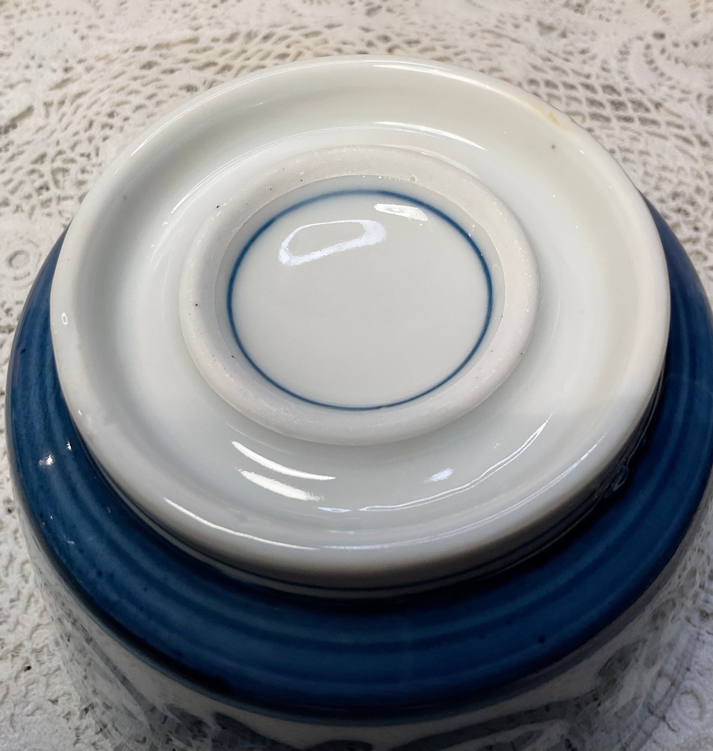 Asian Bowl Blue & White - Andrea by Sadek